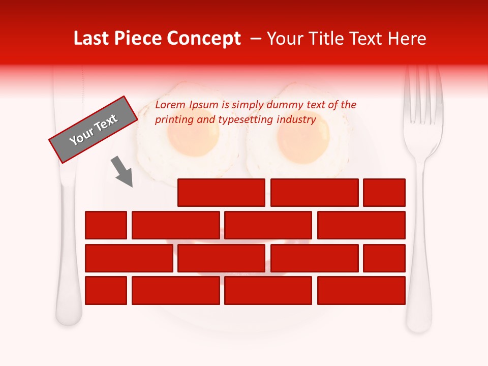 White Steel Meal PowerPoint Template
