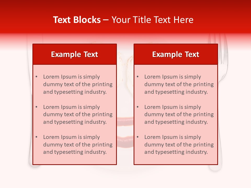 White Steel Meal PowerPoint Template