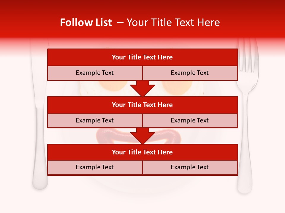 White Steel Meal PowerPoint Template
