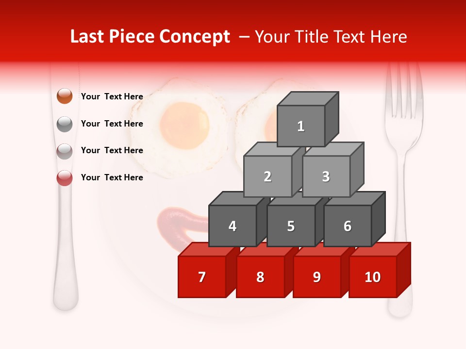 White Steel Meal PowerPoint Template