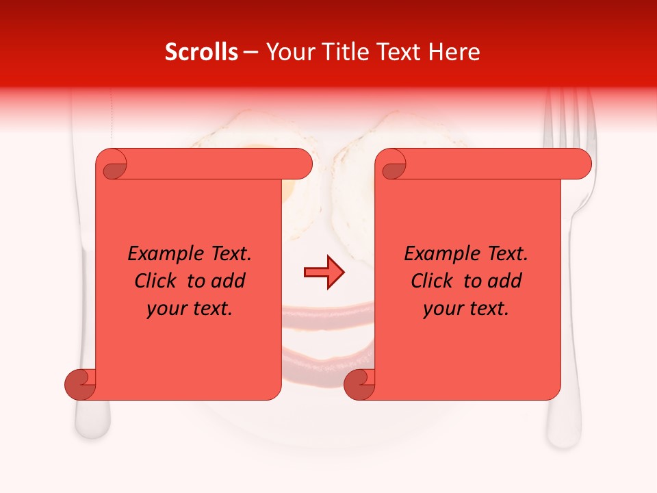 White Steel Meal PowerPoint Template