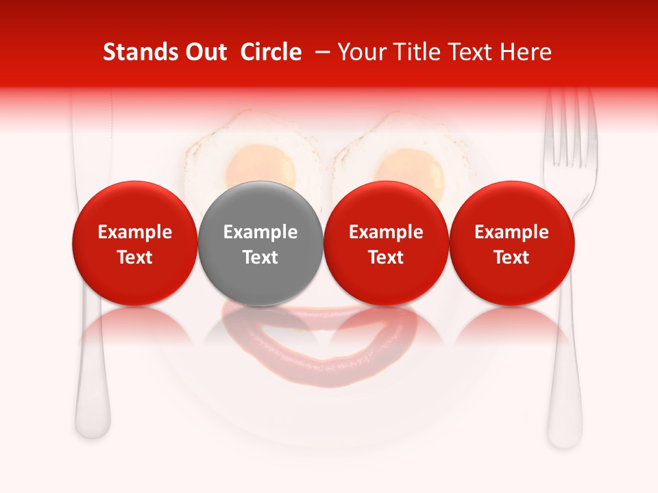 White Steel Meal PowerPoint Template