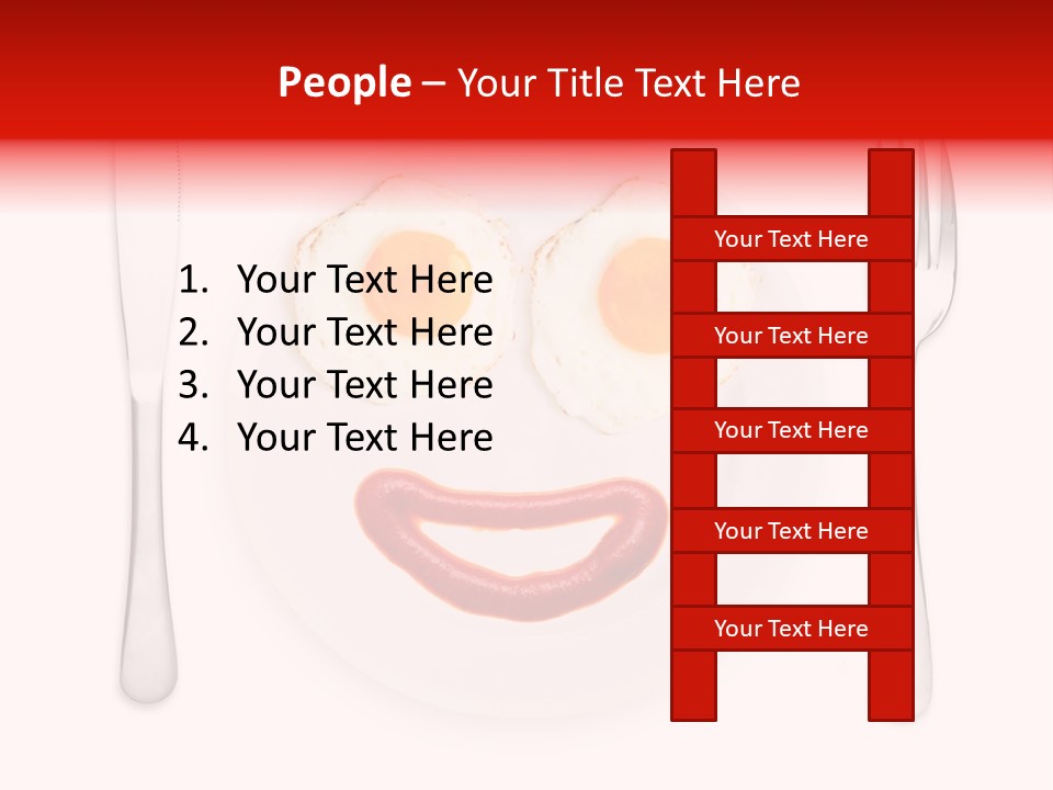 White Steel Meal PowerPoint Template