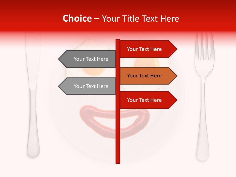 White Steel Meal PowerPoint Template