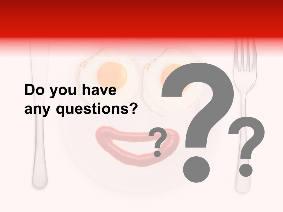 White Steel Meal PowerPoint Template