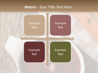 Catsup Steak Sauce Food PowerPoint Template