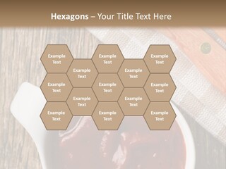 Catsup Steak Sauce Food PowerPoint Template