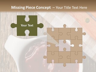 Catsup Steak Sauce Food PowerPoint Template