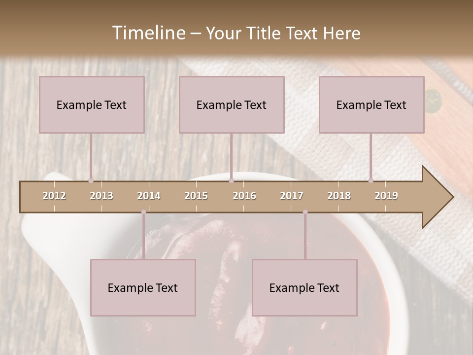 Catsup Steak Sauce Food PowerPoint Template