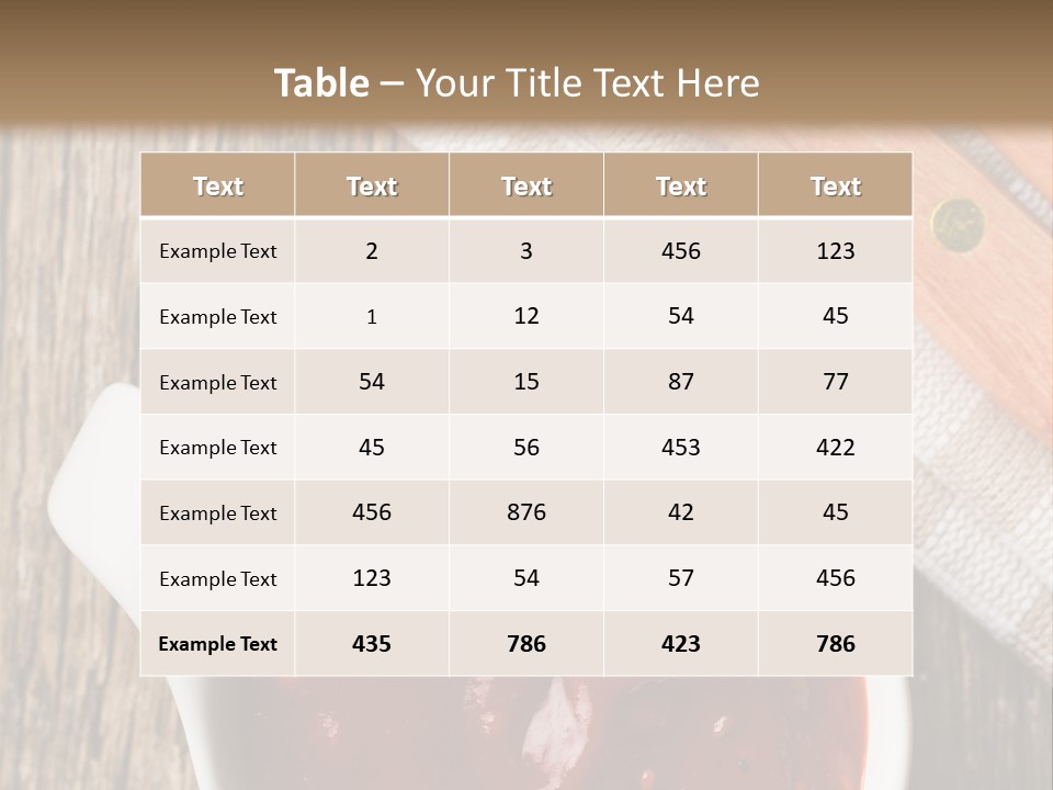 Catsup Steak Sauce Food PowerPoint Template