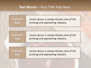 Catsup Steak Sauce Food PowerPoint Template