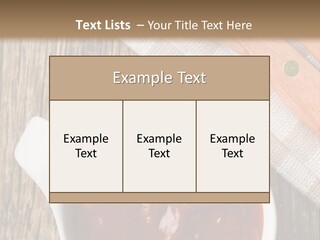 Catsup Steak Sauce Food PowerPoint Template