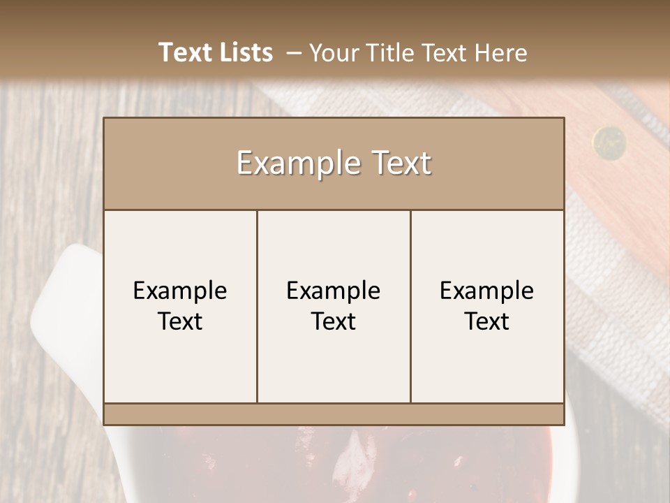 Catsup Steak Sauce Food PowerPoint Template