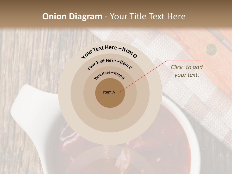 Catsup Steak Sauce Food PowerPoint Template