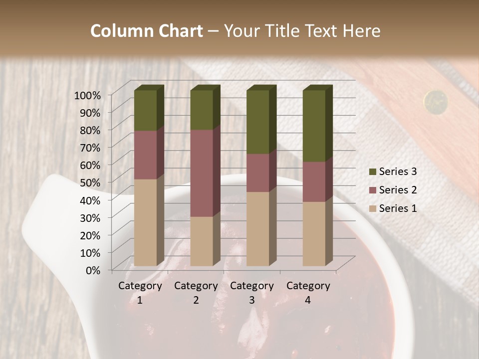 Catsup Steak Sauce Food PowerPoint Template