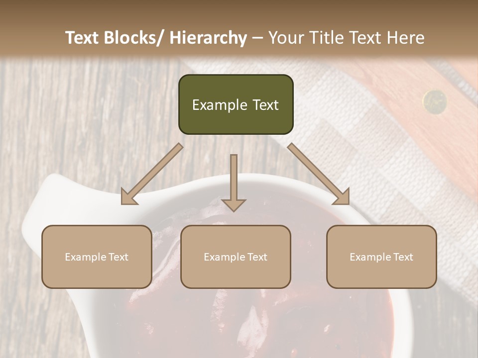 Catsup Steak Sauce Food PowerPoint Template