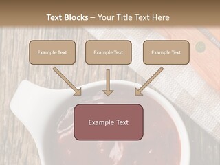 Catsup Steak Sauce Food PowerPoint Template