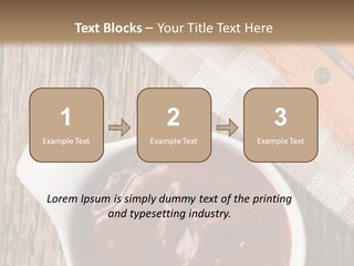 Catsup Steak Sauce Food PowerPoint Template