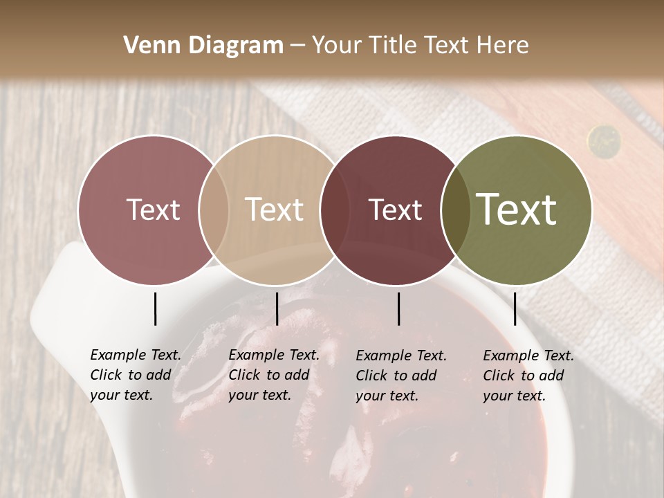 Catsup Steak Sauce Food PowerPoint Template