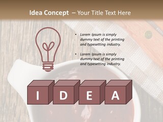 Catsup Steak Sauce Food PowerPoint Template