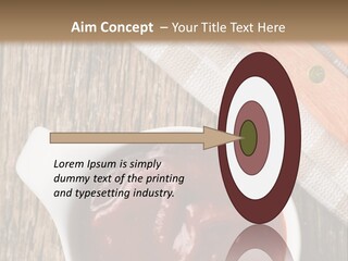 Catsup Steak Sauce Food PowerPoint Template