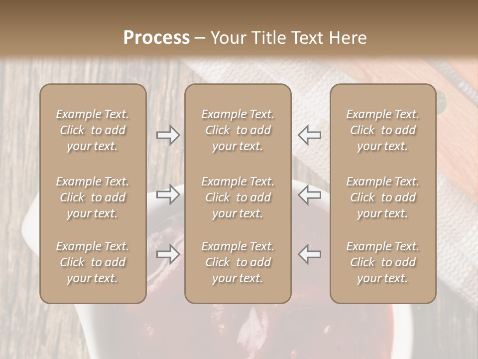 Catsup Steak Sauce Food PowerPoint Template
