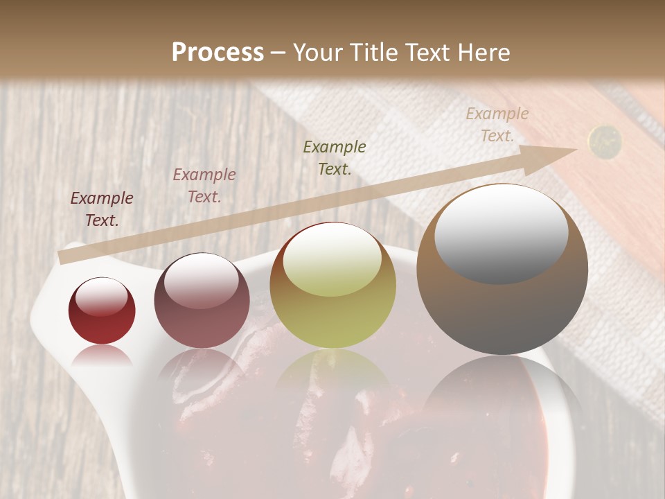 Catsup Steak Sauce Food PowerPoint Template