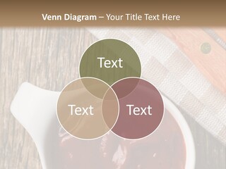 Catsup Steak Sauce Food PowerPoint Template