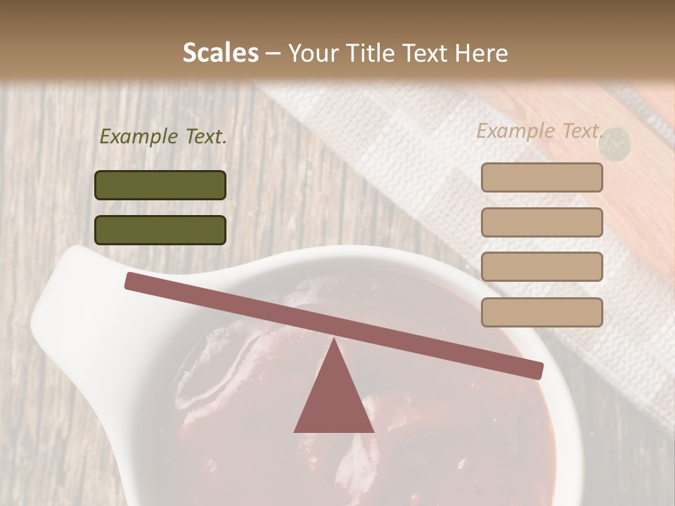Catsup Steak Sauce Food PowerPoint Template
