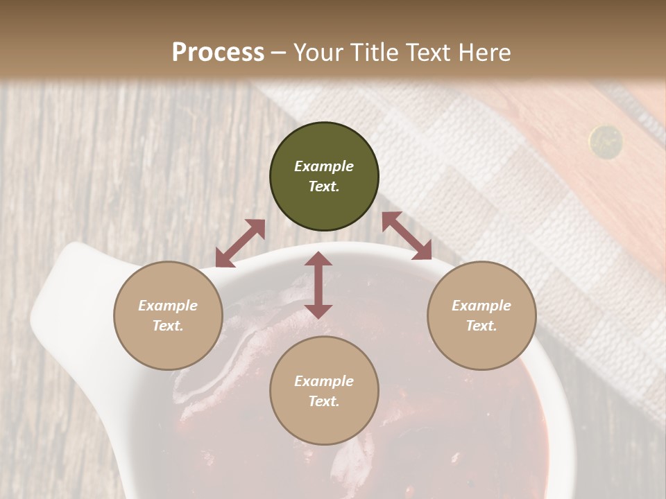Catsup Steak Sauce Food PowerPoint Template