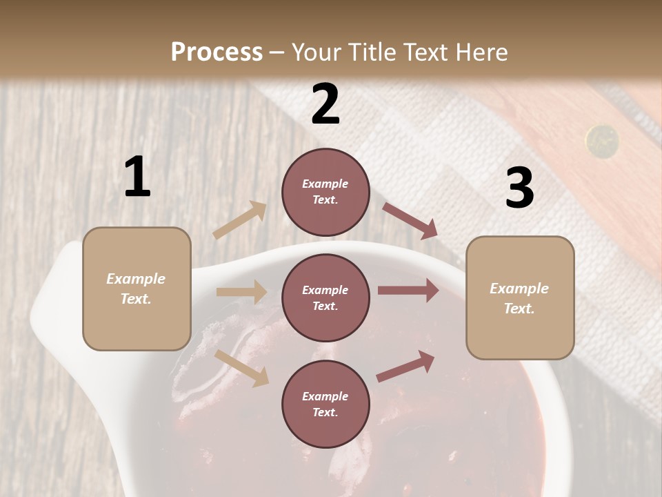 Catsup Steak Sauce Food PowerPoint Template