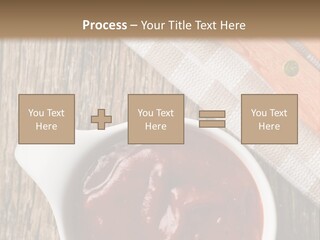 Catsup Steak Sauce Food PowerPoint Template
