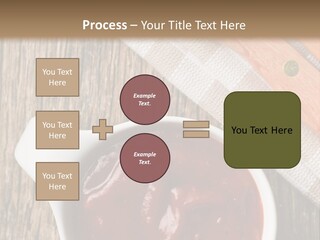 Catsup Steak Sauce Food PowerPoint Template