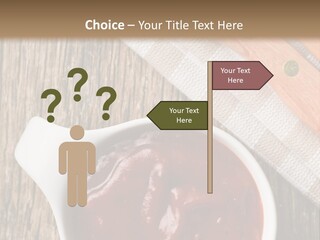 Catsup Steak Sauce Food PowerPoint Template