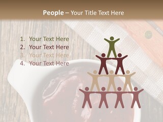 Catsup Steak Sauce Food PowerPoint Template