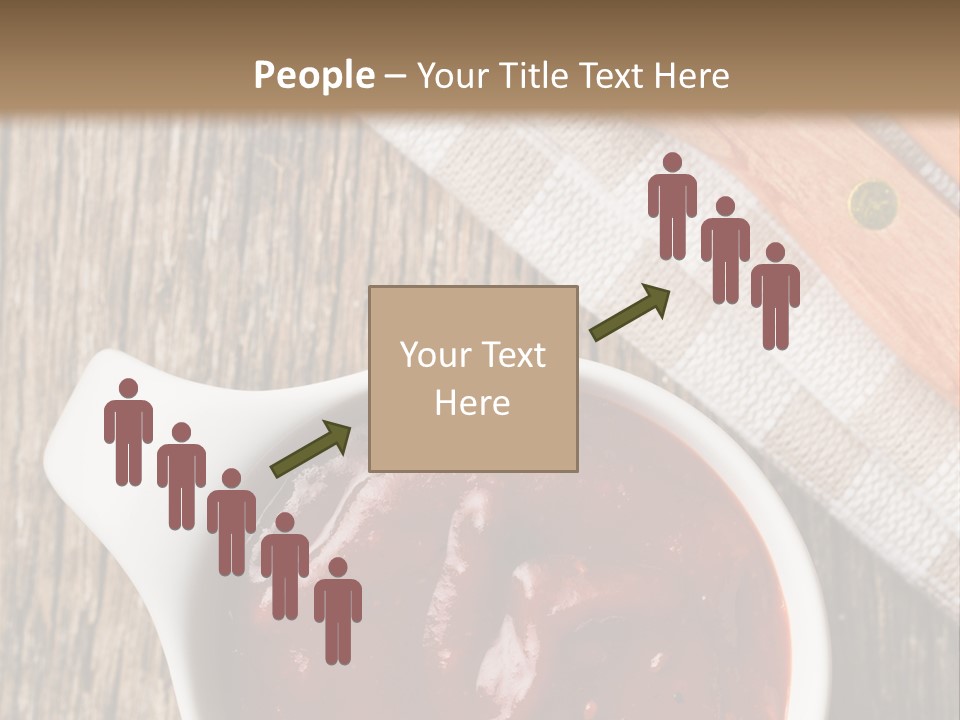 Catsup Steak Sauce Food PowerPoint Template