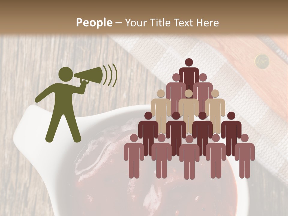 Catsup Steak Sauce Food PowerPoint Template
