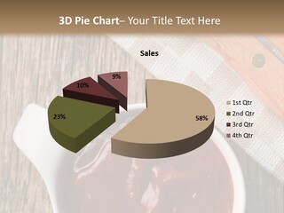 Catsup Steak Sauce Food PowerPoint Template