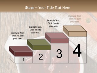 Catsup Steak Sauce Food PowerPoint Template