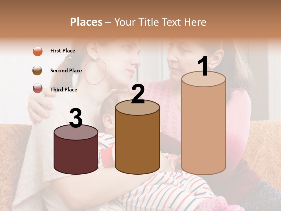 Cry Grandmother Lifestyle PowerPoint Template