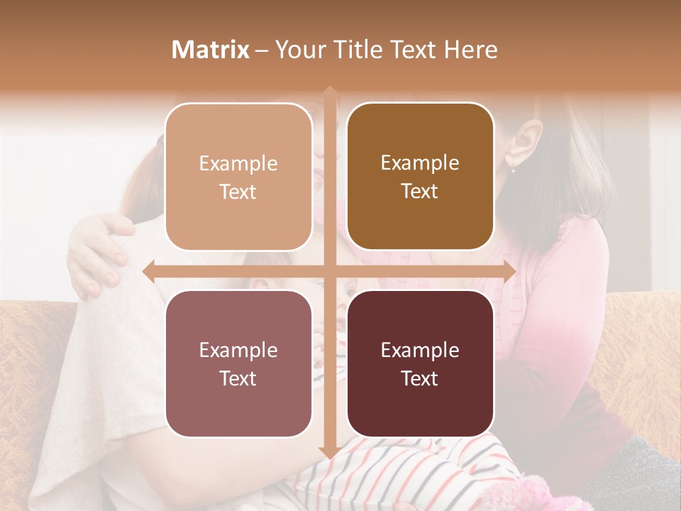 Cry Grandmother Lifestyle PowerPoint Template