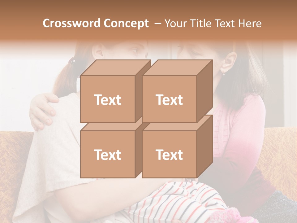 Cry Grandmother Lifestyle PowerPoint Template