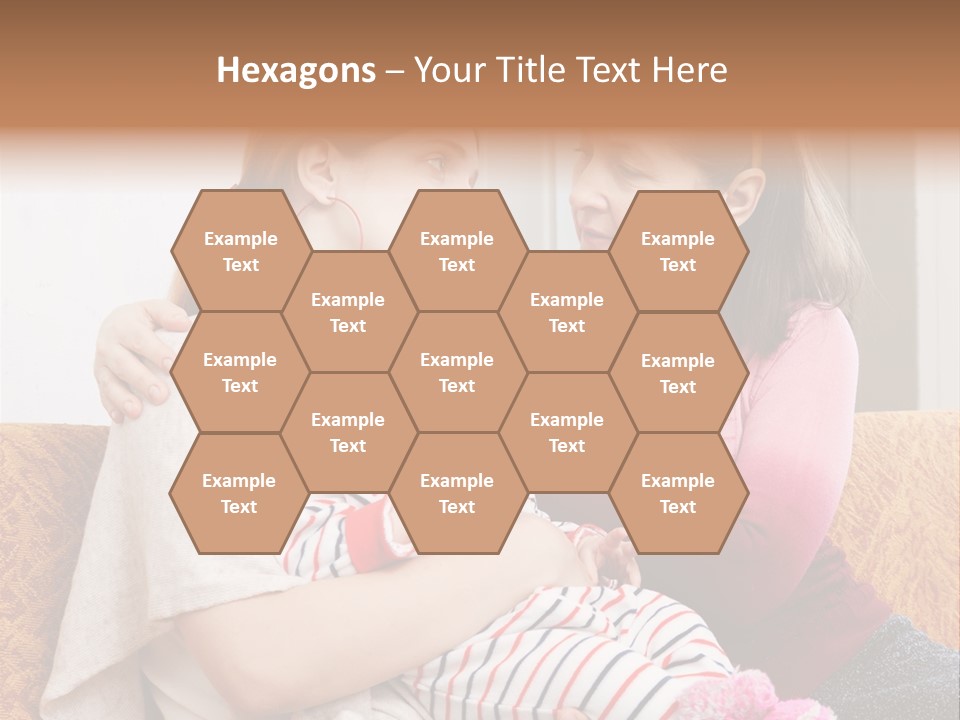 Cry Grandmother Lifestyle PowerPoint Template