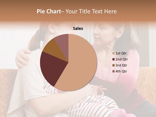 Cry Grandmother Lifestyle PowerPoint Template