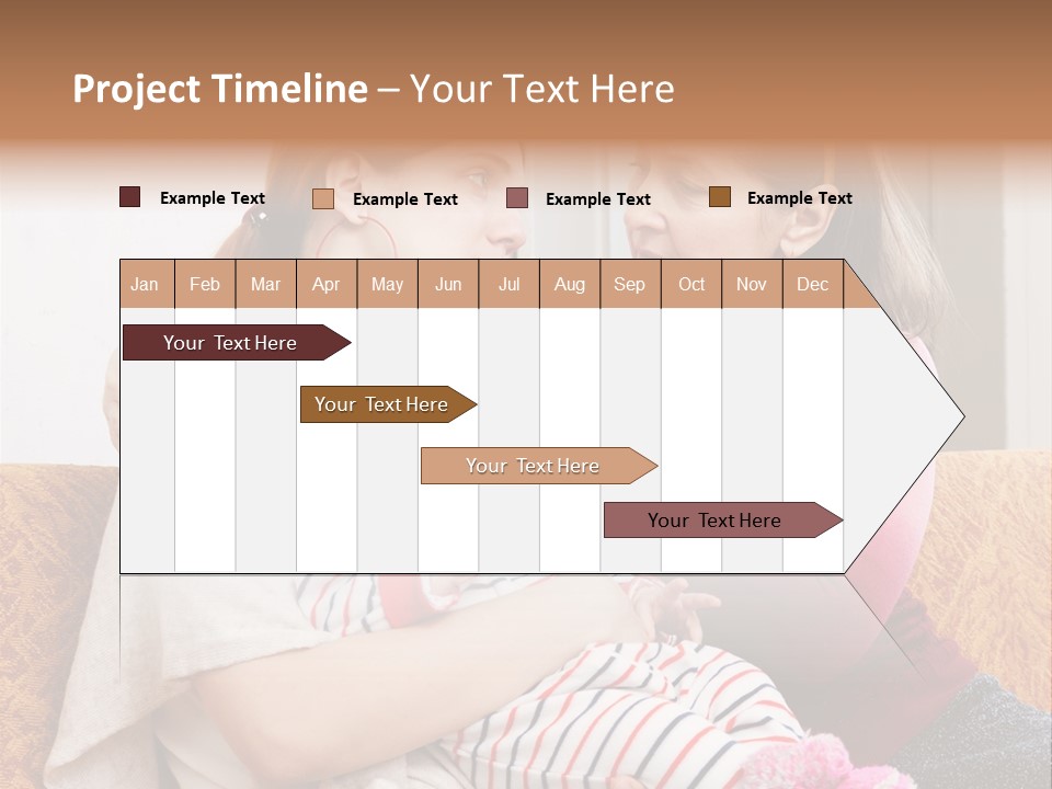 Cry Grandmother Lifestyle PowerPoint Template