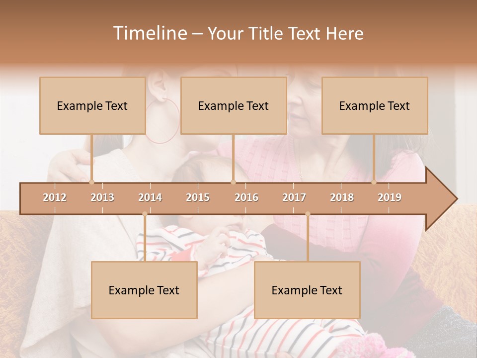 Cry Grandmother Lifestyle PowerPoint Template
