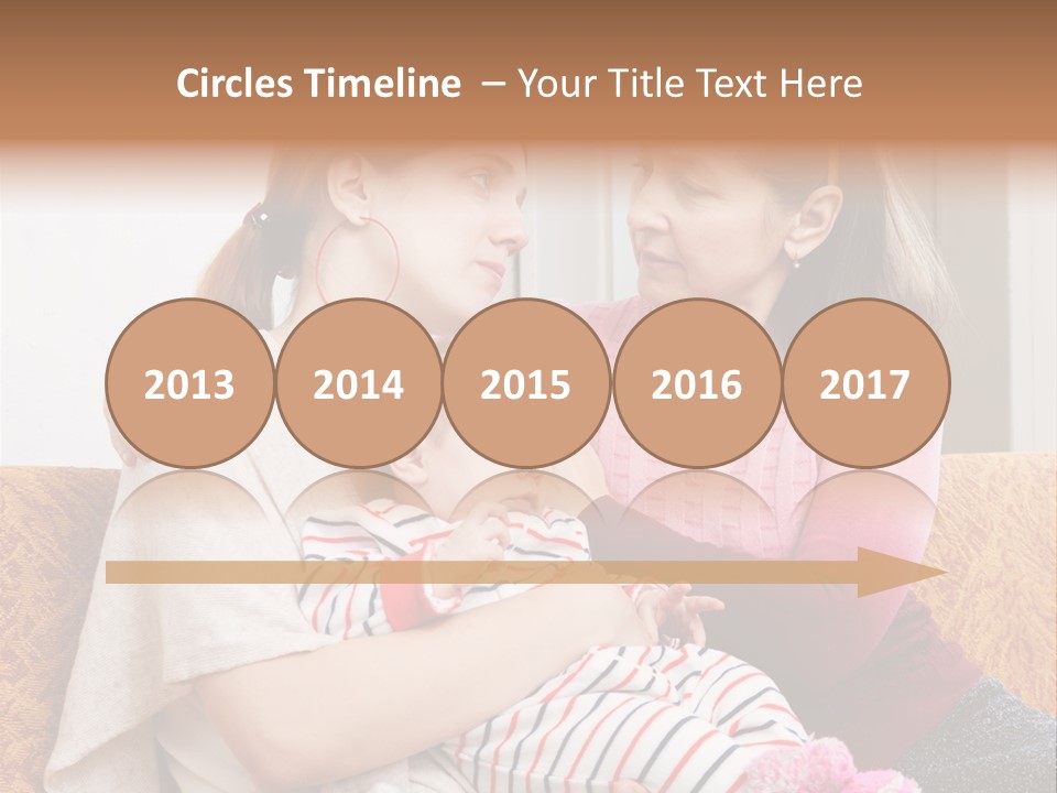 Cry Grandmother Lifestyle PowerPoint Template