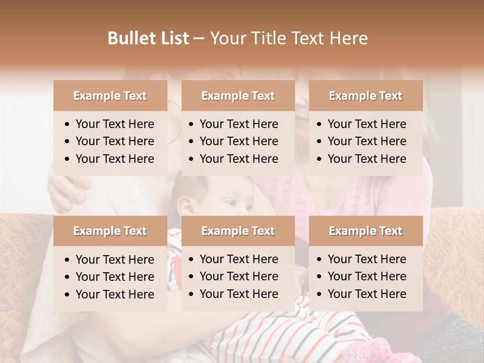 Cry Grandmother Lifestyle PowerPoint Template