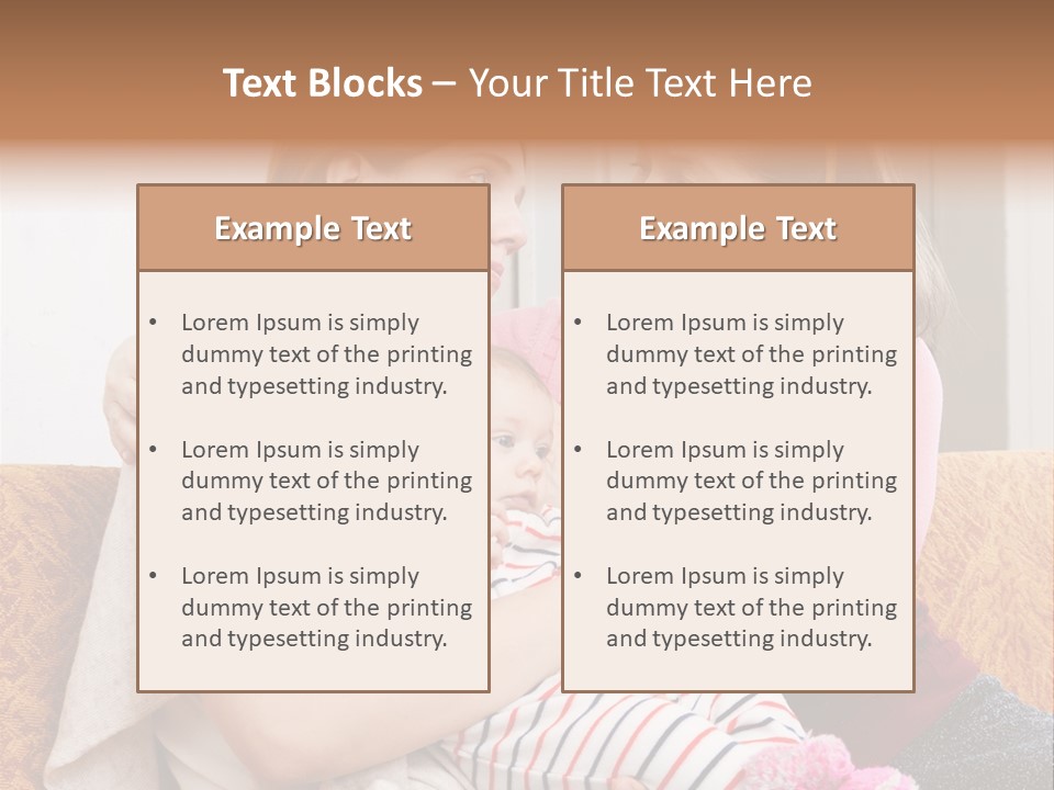 Cry Grandmother Lifestyle PowerPoint Template