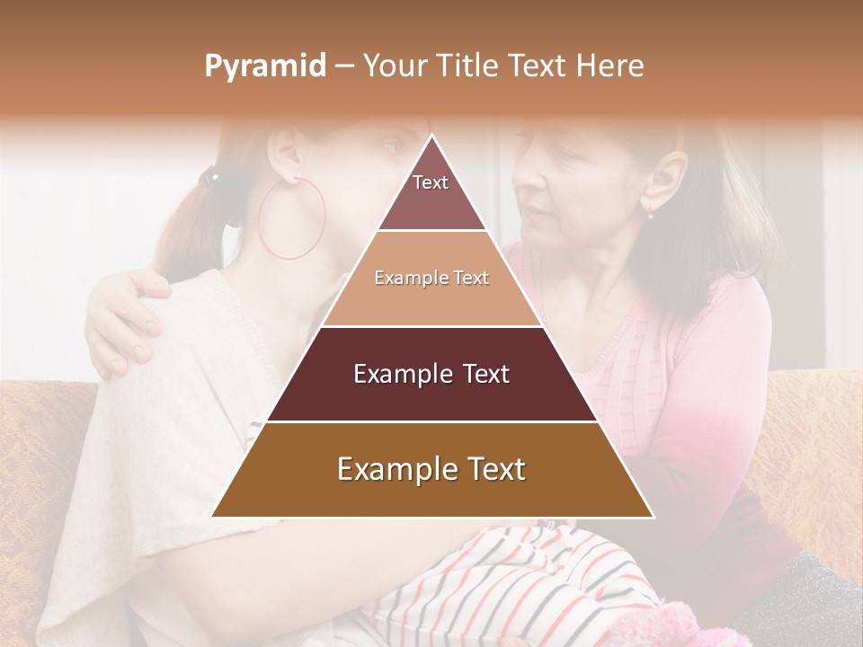 Cry Grandmother Lifestyle PowerPoint Template